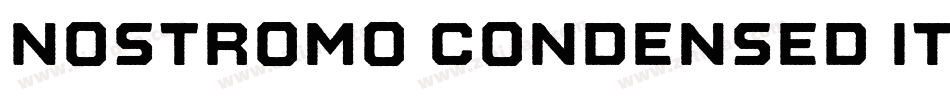 Nostromo Condensed Italic字体转换